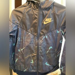 Nike- boys full zip windbreaker - size medium loose fit